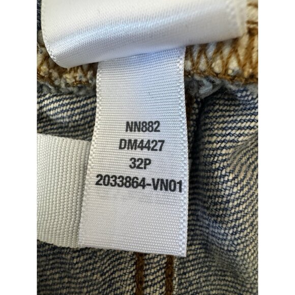 Madewell 90s Straight Acid Wash Jeans 32P Y2K Classic Denim Vintage Vibes Staple - Picture 7 of 11